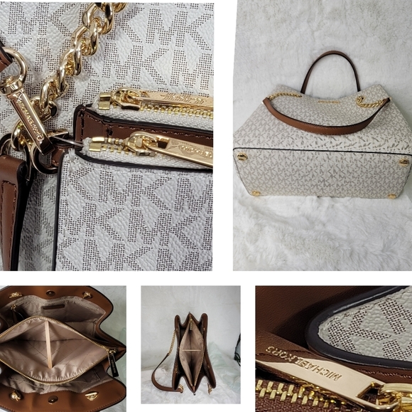 NWT Michael Kors 2 SET Shoulder Bag Purse Wallet Designer - Picture 8 of 13